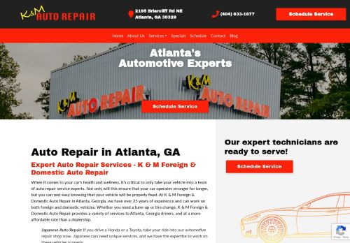 K And M Auto Repairs capture - 2024-02-12 13:17:10