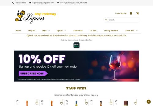 Bay Parkway Liquors capture - 2024-02-12 14:35:20