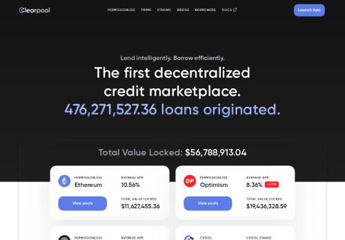 Clearpool Finance capture - 2024-02-14 05:39:14