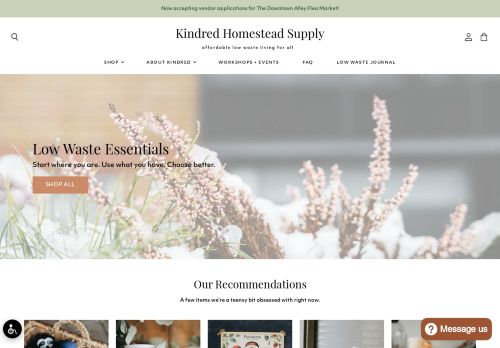 Kindred Homestead Supply capture - 2024-02-14 13:56:42