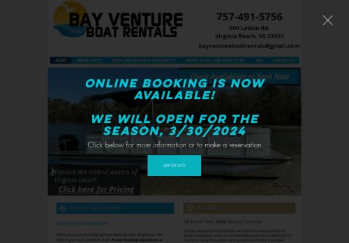 Bay Venture Boat Rentals capture - 2024-02-14 21:57:56