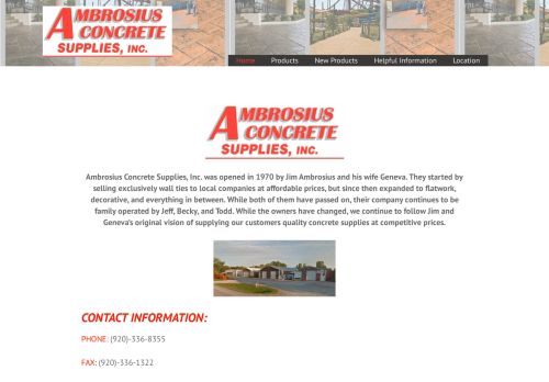 Ambrosius Concrete Supplies capture - 2024-02-15 09:23:35