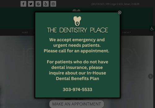 The Dentistry Place capture - 2024-02-15 11:16:22