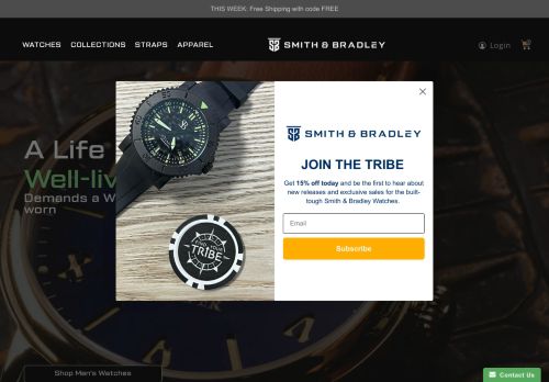 Smith & Bradley Watches capture - 2024-02-15 15:15:45