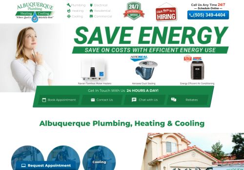 Albuquerque Plumbing Heating And Cooling capture - 2024-02-16 00:30:22