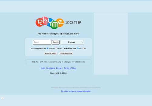 Rhyme Zone capture - 2024-02-16 03:11:27