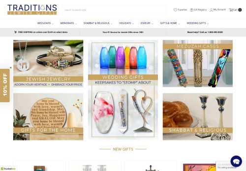 Traditions Jewish Gifts capture - 2024-02-16 05:24:28