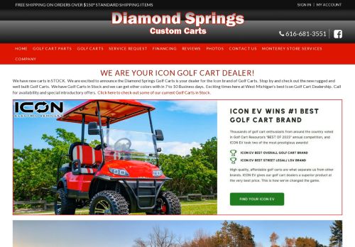 Diamond Springs Custom Carts capture - 2024-02-16 05:49:09