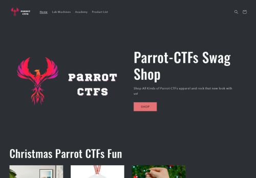 Shop Parrot Ctfs capture - 2024-02-16 12:05:58