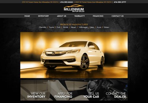 Millennium Motor Sales capture - 2024-02-16 23:41:07