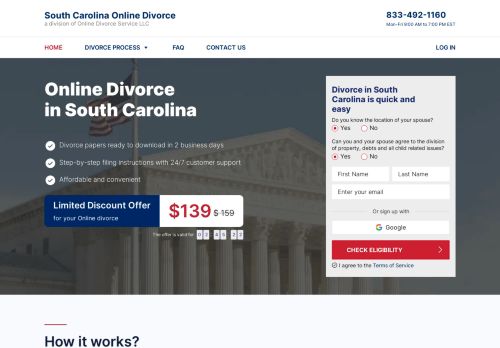 South Carolina Online Divorce capture - 2024-02-17 22:14:49