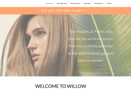 Willow Organic Salon And Day Spa capture - 2024-02-18 03:37:22