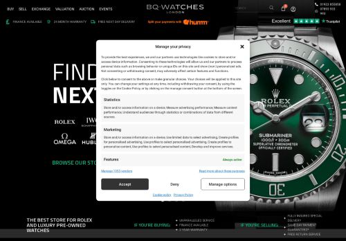 Rolex Specialist Bq Watches capture - 2024-02-18 05:45:28