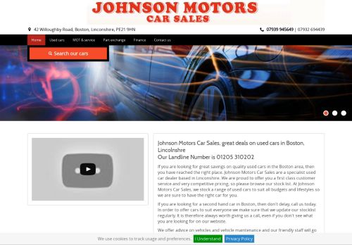 Johnson Motors Car Sales capture - 2024-02-18 07:39:58
