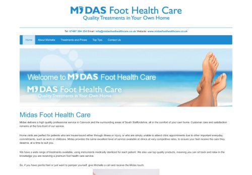 Midas Foot Health Care capture - 2024-02-18 14:05:58