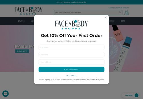 Face And Body Shoppe capture - 2024-02-21 03:23:00