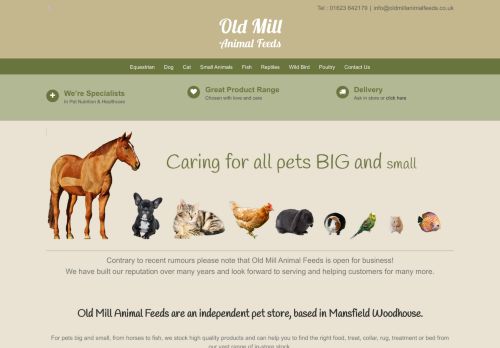 Old Mill Animal Feeds capture - 2024-02-21 10:55:48