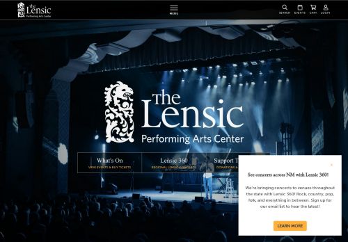 The Lensic Perfoming Arts Center capture - 2024-02-22 06:35:08