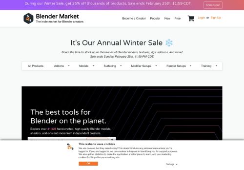 Blender Market capture - 2024-02-22 10:44:49