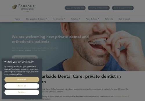 Parkside Dental Care capture - 2024-02-22 20:00:58