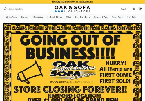 Oak And Sofa Liquidators capture - 2024-02-22 20:42:34