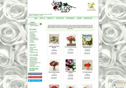 Sign Of The Rose Florist capture - 2024-02-23 09:35:49