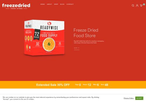 Freezedried Food Store capture - 2024-02-23 15:53:36