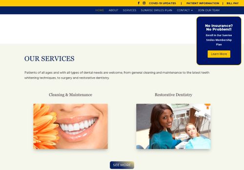 Sunrise Family Dental Care capture - 2024-02-23 19:15:42