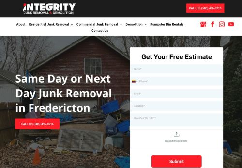 Integrity Junk Removal And Demolition capture - 2024-02-23 19:41:00