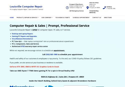 Louiville Computer Repair capture - 2024-02-24 11:01:00
