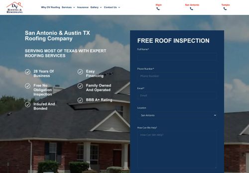 Dv Roofing And Remodeling capture - 2024-02-24 15:51:04
