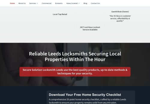 Secure Solution Locksmiths capture - 2024-02-24 16:25:14