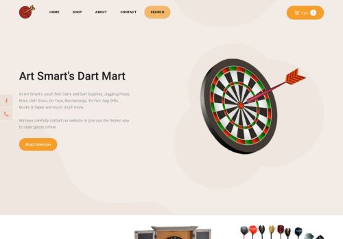 Art Smart Dart Mart And Juggling Emporium capture - 2024-02-25 01:49:47