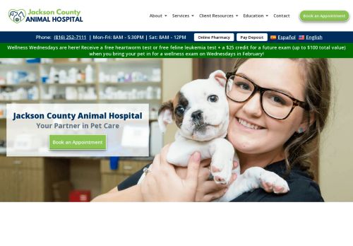 Jackson County Animal Clinic capture - 2024-02-25 10:20:03