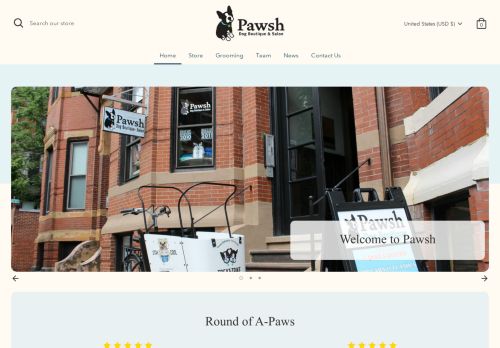 Pawsh Dog Boutique Salon capture - 2024-02-25 15:35:21