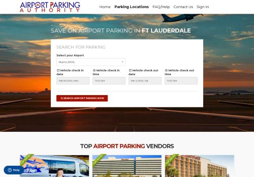 Airport Parking Authority capture - 2024-02-25 16:09:37