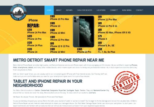 Metro Detroit Phone Repair capture - 2024-02-25 16:22:49