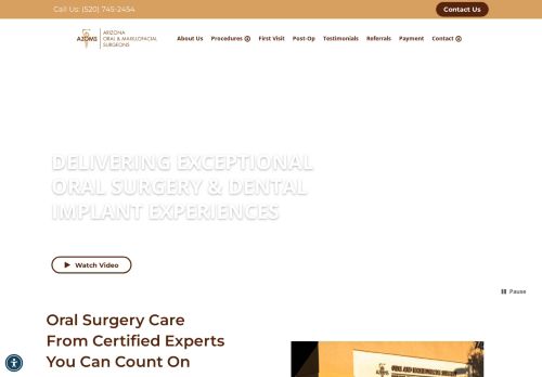 Arizona Oral And Maxillofacial Surgeons capture - 2024-02-25 16:34:58