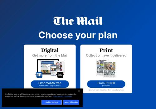 Daily Mail Subscriptions capture - 2024-02-25 18:00:22