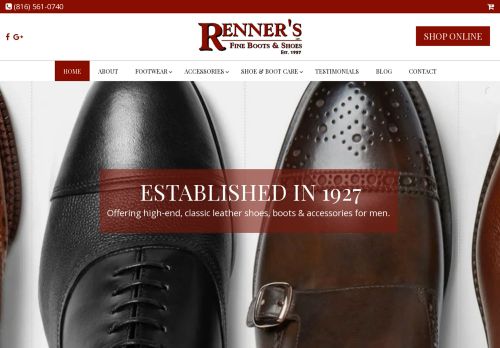 Renners Fine Boots And Shoes capture - 2024-02-26 10:28:51