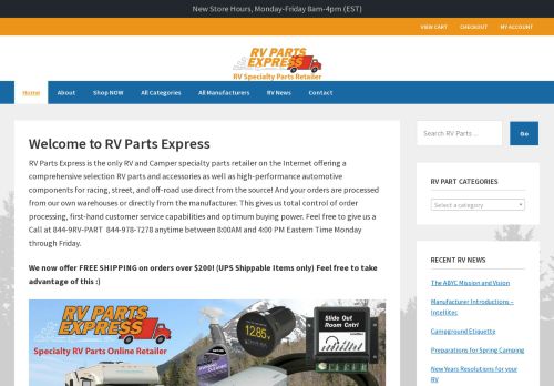 Rv Parts Express capture - 2024-02-27 08:33:26