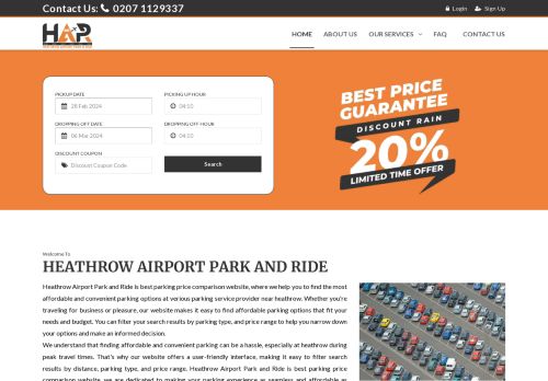 Heathrow Airport Park And Ride capture - 2024-02-27 18:15:53