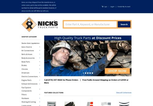 Nicks Truck Parts capture - 2024-02-29 10:49:28