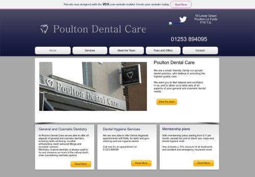 Poulton Dental Care capture - 2024-02-29 12:42:30