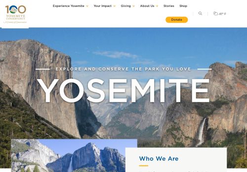 Yosemite Conservancy capture - 2024-02-29 13:40:30