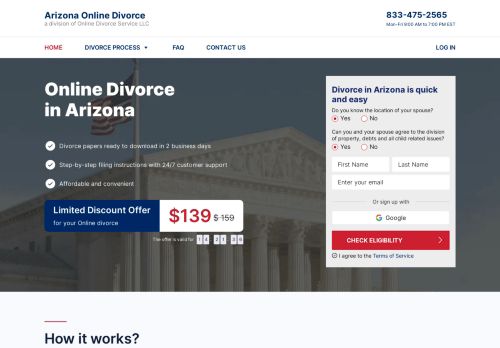 Arizona Online Divorce capture - 2024-03-01 10:38:37