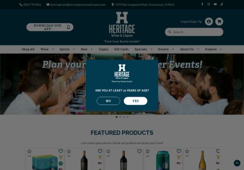 Heritage Wine And Liquor capture - 2024-03-01 14:38:46