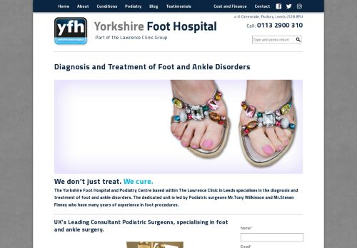 Yorkshire Foot Hospital capture - 2024-03-01 14:56:07
