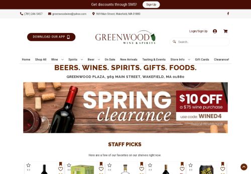 Greenwood Wine And Spirit capture - 2024-03-02 12:44:48