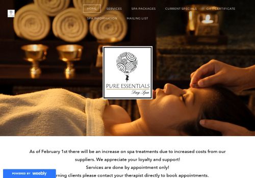 Pure Essentials Day Spa capture - 2024-03-02 17:45:54